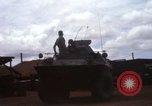 Image of V-100 armored Commando car Long Binh Vietnam, 1967, second 48 stock footage video 65675027025