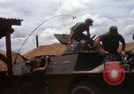 Image of V-100 armored Commando car Long Binh Vietnam, 1967, second 57 stock footage video 65675027025