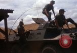 Image of V-100 armored Commando car Long Binh Vietnam, 1967, second 58 stock footage video 65675027025