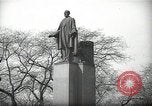 Image of President Wilson's statue Czechoslovakia, 1938, second 9 stock footage video 65675027045