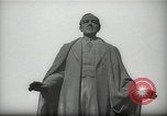 Image of President Wilson's statue Czechoslovakia, 1938, second 16 stock footage video 65675027045