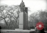 Image of President Wilson's statue Czechoslovakia, 1938, second 20 stock footage video 65675027045