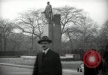 Image of President Wilson's statue Czechoslovakia, 1938, second 25 stock footage video 65675027045
