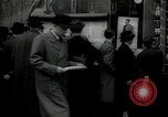 Image of busy market street Prague Czechoslovakia, 1938, second 8 stock footage video 65675027046