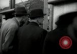 Image of busy market street Prague Czechoslovakia, 1938, second 10 stock footage video 65675027046