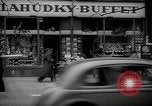 Image of busy market street Prague Czechoslovakia, 1938, second 30 stock footage video 65675027046