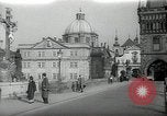 Image of old buildings Prague Czechoslovakia, 1938, second 1 stock footage video 65675027048
