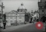 Image of old buildings Prague Czechoslovakia, 1938, second 10 stock footage video 65675027048