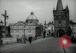 Image of old buildings Prague Czechoslovakia, 1938, second 15 stock footage video 65675027048