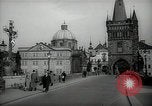Image of old buildings Prague Czechoslovakia, 1938, second 17 stock footage video 65675027048