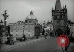 Image of old buildings Prague Czechoslovakia, 1938, second 20 stock footage video 65675027048