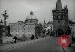 Image of old buildings Prague Czechoslovakia, 1938, second 23 stock footage video 65675027048
