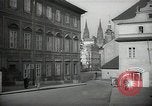 Image of old buildings Prague Czechoslovakia, 1938, second 31 stock footage video 65675027048