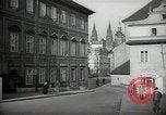 Image of old buildings Prague Czechoslovakia, 1938, second 33 stock footage video 65675027048
