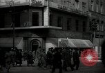 Image of busy street Czechoslovakia, 1938, second 25 stock footage video 65675027052