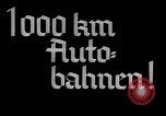 Immagine di Hitler inaugura 1000 km di autobahn Breslau Germania, 1936, secondo 1 filmato di repertorio 65675027056