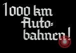 Immagine di Hitler inaugura 1000 km di autobahn Breslau Germania, 1936, secondo 4 filmato di repertorio 65675027056