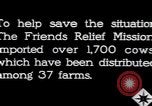 Image of American Friends Service Committee providing milk to children Europe, 1923, second 9 stock footage video 65675027113