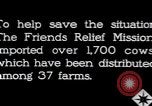 Image of American Friends Service Committee providing milk to children Europe, 1923, second 13 stock footage video 65675027113