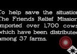 Image of American Friends Service Committee providing milk to children Europe, 1923, second 14 stock footage video 65675027113