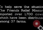 Image of American Friends Service Committee providing milk to children Europe, 1923, second 15 stock footage video 65675027113