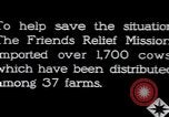 Image of American Friends Service Committee providing milk to children Europe, 1923, second 16 stock footage video 65675027113