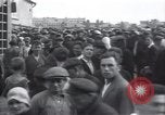 Image of crowded market street Russia, 1937, second 10 stock footage video 65675027138