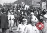 Image of crowded market street Russia, 1937, second 15 stock footage video 65675027138