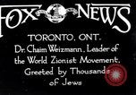 Immagine di Medico Chaim Weizmann Toronto Ontario Canada, 1938, secondo 3 filmato di repertorio 65675027152