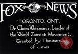 Immagine di Medico Chaim Weizmann Toronto Ontario Canada, 1938, secondo 9 filmato di repertorio 65675027152