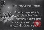 Immagine di General Allenby Gerusalemme Palestina, 1918, secondo 3 filmato di repertorio 65675027169