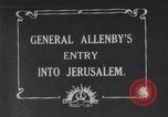 Standbild General Allenby Jerusalem Palästina, 1918, aus Sekunde 1 historischem Filmmaterial Videoclip 65675027171