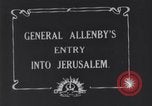 Standbild General Allenby Jerusalem Palästina, 1918, aus Sekunde 3 historischem Filmmaterial Videoclip 65675027171
