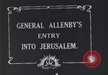 Standbild General Allenby Jerusalem Palästina, 1918, aus Sekunde 4 historischem Filmmaterial Videoclip 65675027171