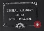 Standbild General Allenby Jerusalem Palästina, 1918, aus Sekunde 5 historischem Filmmaterial Videoclip 65675027171