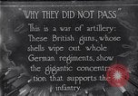 Standbild Vielfalt der britischen Artillerie Kanonen feuern Western Front, 1918, aus Sekunde 1 historischem Filmmaterial Videoclip 65675027173