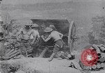 Standbild Vielfalt der britischen Artillerie Kanonen feuern Western Front, 1918, aus Sekunde 61 historischem Filmmaterial Videoclip 65675027173