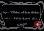 Standbild Kaiser Wilhelm II und Zar Nikolaus II Ostsee, 1912, aus Sekunde 6 historischem Filmmaterial Videoclip 65675027179