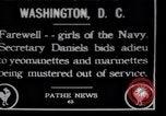 Immagine di Yeomen femmina del Navy US Washington DC USA, 1920, secondo 1 filmato di repertorio 65675027182