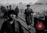 Image of British women employed in a factory United Kingdom, 1915, second 4 stock footage video 65675027184