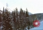 Image of Passenger train in snowy mountains United States USA, 1985, second 10 stock footage video 65675027198