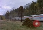 Image of Amtrak passenger train passing by United States USA, 1985, second 19 stock footage video 65675027205