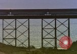 Image of Train on high trestle United States USA, 1985, second 12 stock footage video 65675027206