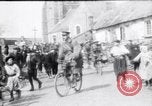 Image of British advance cyclist patrol France, 1918, second 19 stock footage video 65675027216