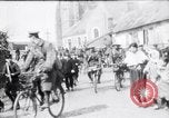 Image of British advance cyclist patrol France, 1918, second 20 stock footage video 65675027216
