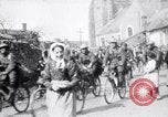 Image of British advance cyclist patrol France, 1918, second 28 stock footage video 65675027216