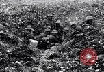Image of British soldiers in bomb crater France, 1918, second 10 stock footage video 65675027224