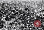Image of British soldiers in bomb crater France, 1918, second 17 stock footage video 65675027224