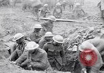 Image of British soldiers in bomb crater France, 1918, second 33 stock footage video 65675027224