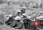 Image of British soldiers in bomb crater France, 1918, second 34 stock footage video 65675027224